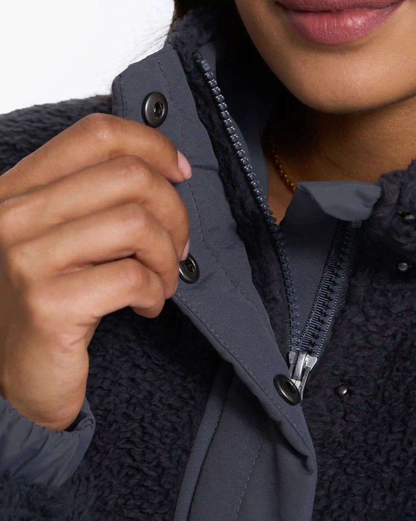 Cozy Sherpa Jacket | Charcoal