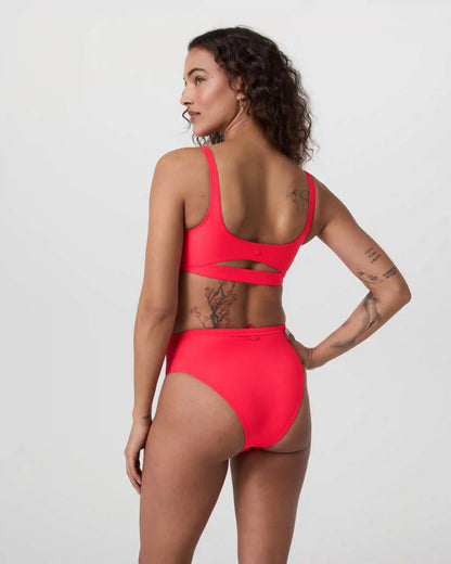 Encinitas Bikini Top | Bright Red