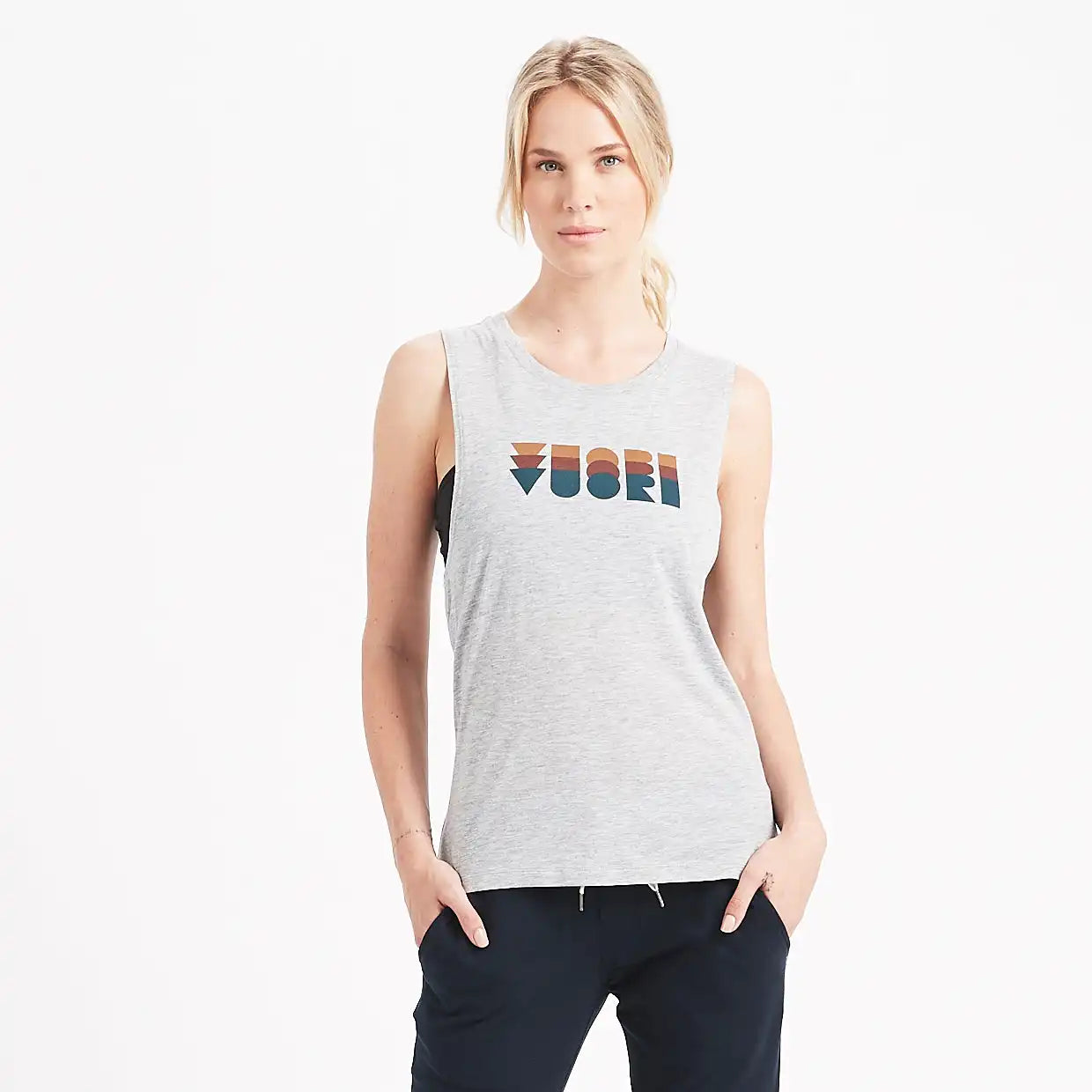 Layered Tee | Heather Grey