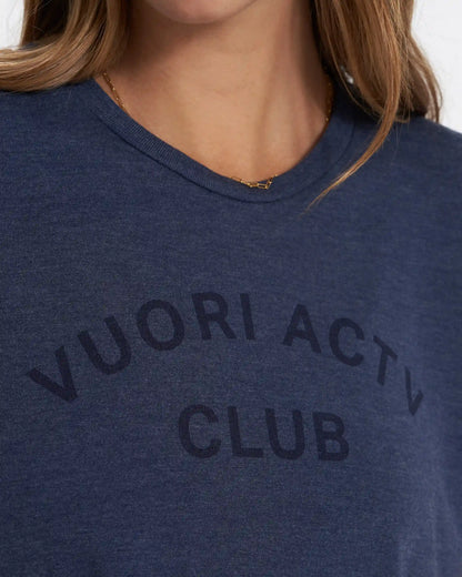 ACTV Club Tee | Navy Heather
